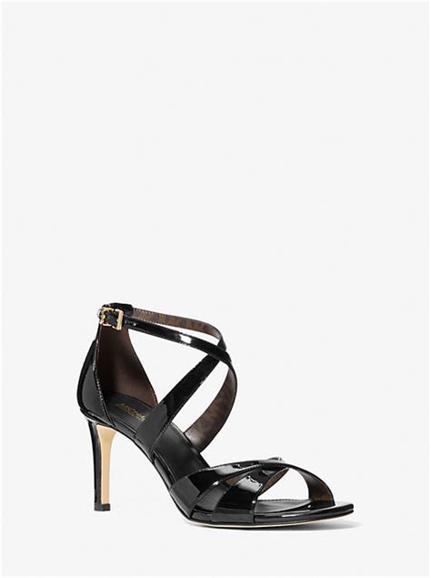 Kinsley Faux Patent Leather Sandal 